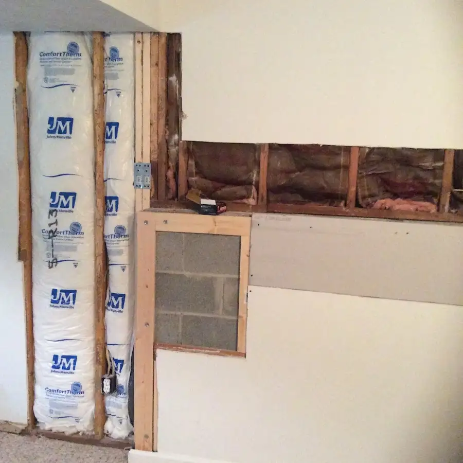 Wall insulation replacement during Odor Removal & Deodorization in Gateway